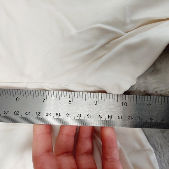 Veronica Beard Ivory Skinny Mid Waist Cotton/Elastane Ankle Zip Jeans P2383 - Picture 5 of 9